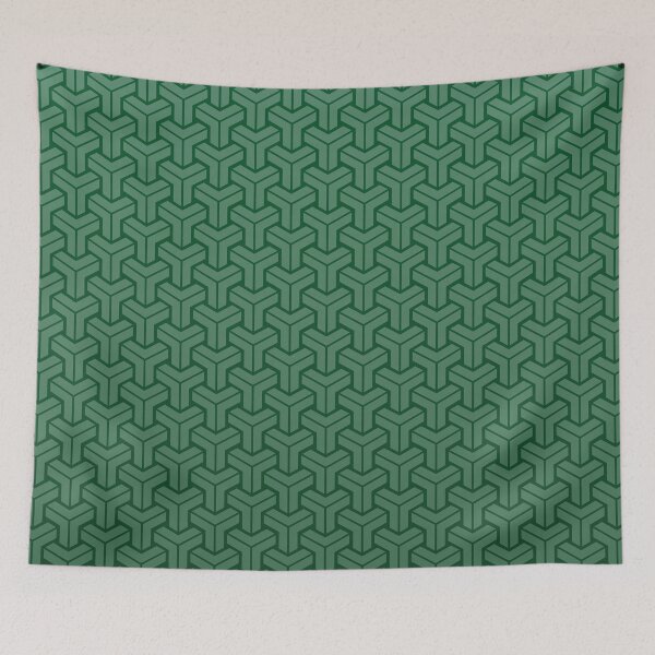 Item preview, Japan Kumikikko Pattern in Pine Green designed and sold by Takeda-art.