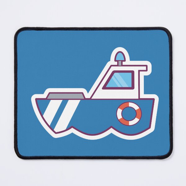 Item preview, Cute police boat designed and sold by Between Clouds.