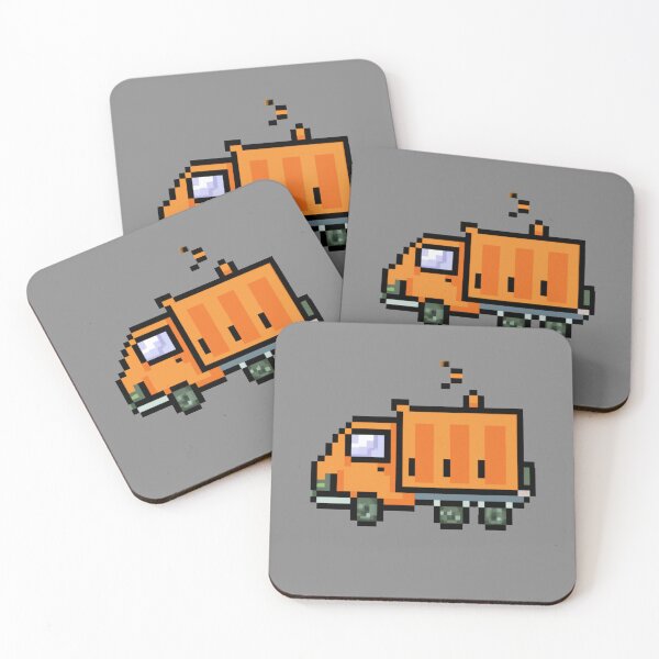 Item preview, The Orange Garbage Truck designed and sold by The Iconic Minimalist.
