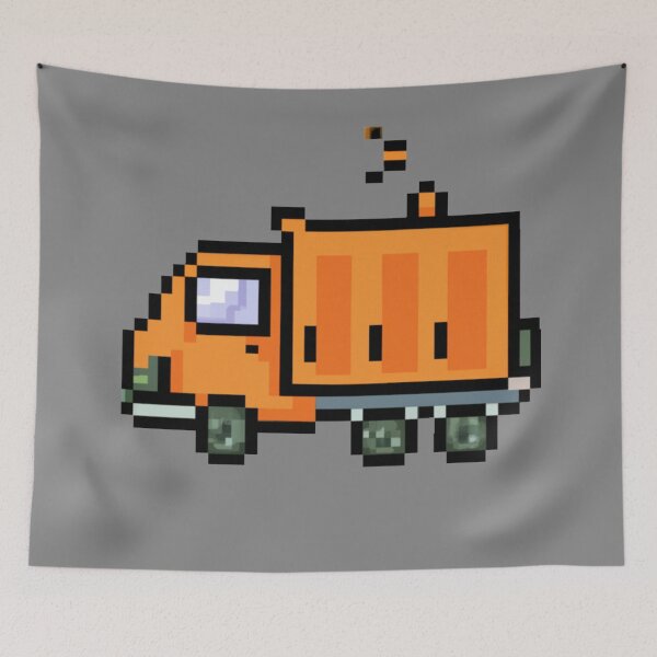 Item preview, The Orange Garbage Truck designed and sold by The Iconic Minimalist.