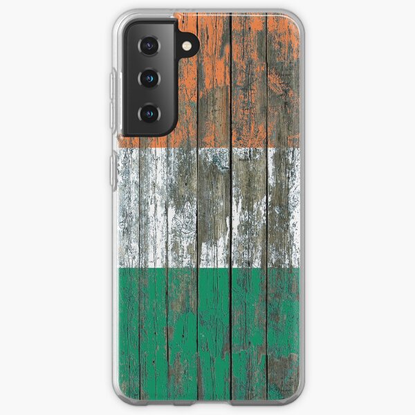 Aperçu de l'œuvre Drapeau de l'Irlande sur l'effet des planches de bois brut créée et vendue par jeff bartels.