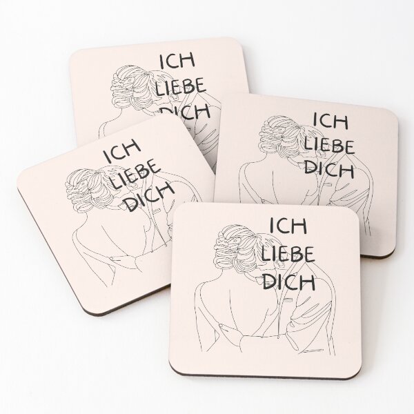Artikelvorschau, Ich liebe Dich - Ich liebe dich, romantischer deutscher Spruch - Typografie-Design 2 entworfen und verkauft von RM-Journey.