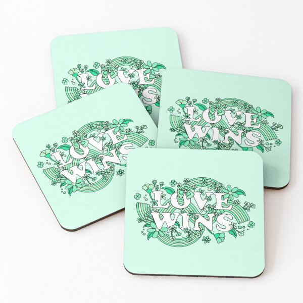 Item preview, Love Wins Turquoise designed and sold by everything4eva.