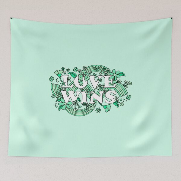 Item preview, Love Wins Turquoise designed and sold by everything4eva.