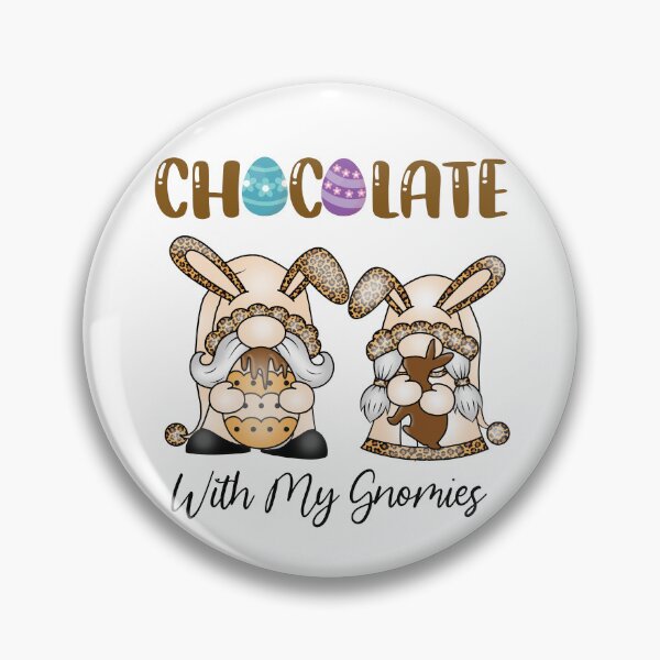 Item preview, Chocolate With My  Gnomies, Easter Gnomes designed and sold by desireedickens.