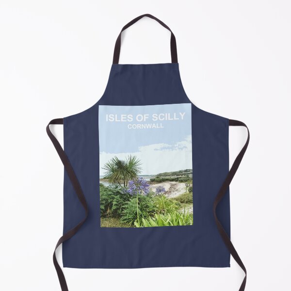 Item preview, Isles of Scilly Cornwall. Cornish gift. Travel poster designed and sold by BarbaraGlebska.