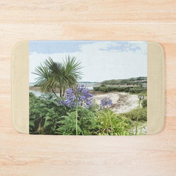 Item preview, Isles of Scilly Cornwall. Cornish gift. Travel poster designed and sold by BarbaraGlebska.