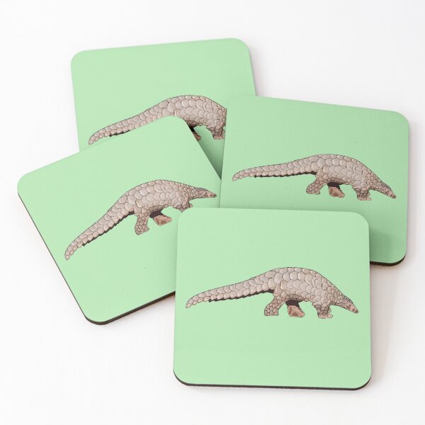 Item preview, Pangolin cartoon illustration designed and sold by Misscartoon.