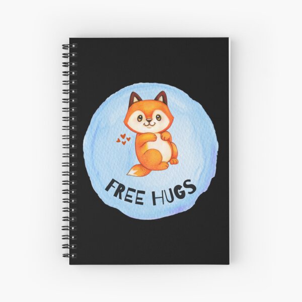 Item preview, Free Hugs, Cute Fox Hug Lover, Fox Lover, I love Foxes, Fox gift designed and sold by Michiel Schuermans.