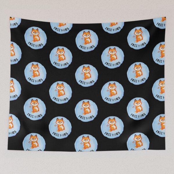 Item preview, Free Hugs, Cute Fox Hug Lover, Fox Lover, I love Foxes, Fox gift designed and sold by hiunlimit.