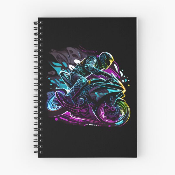 Item preview, Cyberpunk Neon Futuristic Superbike designed and sold by beluxe.