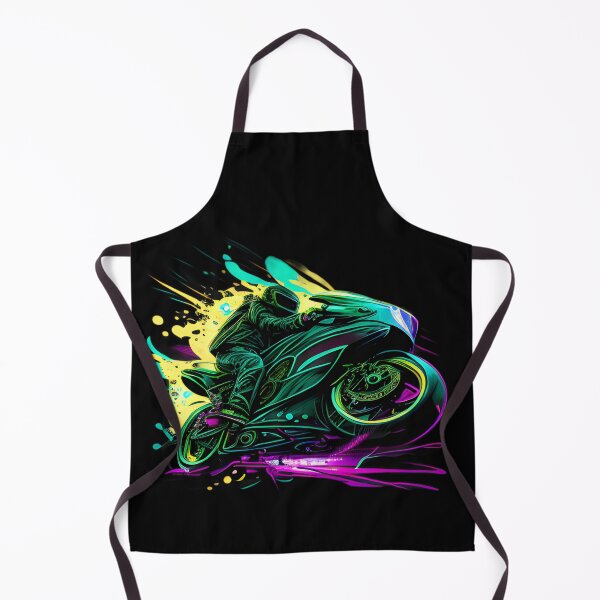 Item preview, Cyberpunk Neon Futuristic Superbike designed and sold by beluxe.