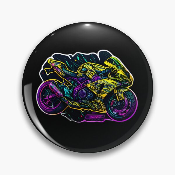 Item preview, Cyberpunk Neon Futuristic Superbike designed and sold by beluxe.