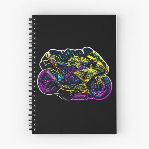 Item preview, Cyberpunk Neon Futuristic Superbike designed and sold by beluxe.