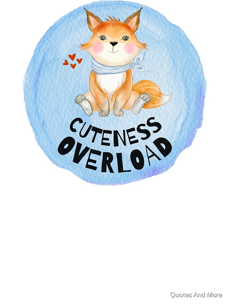 Cuteness Overload, Fox Lover, Nap Lover, Fox gift, Cute Fox Love ...