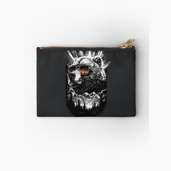 Item preview, Adventure awaits with this stylish bear in shades. || Gift for animal lover || Digital Art designed and sold by AsabIIArt.