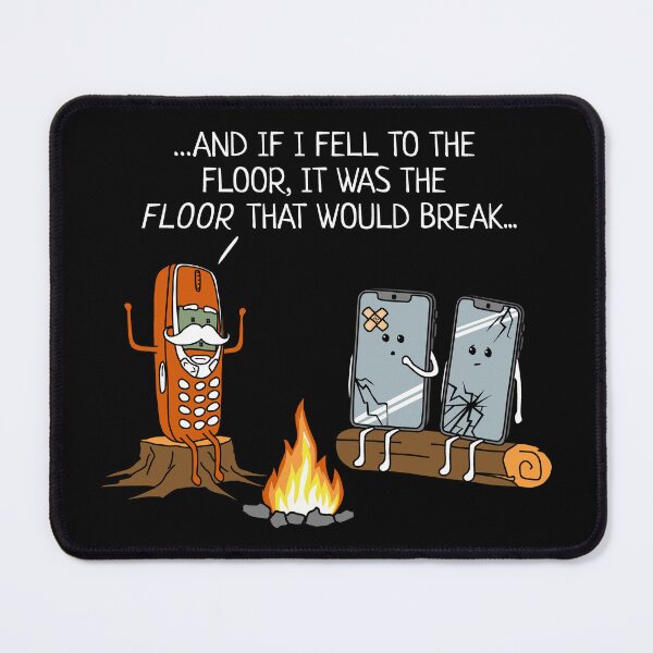Item preview, Retro Mobile Cell Phones were Indestructible designed and sold by Nerd Shizzle.