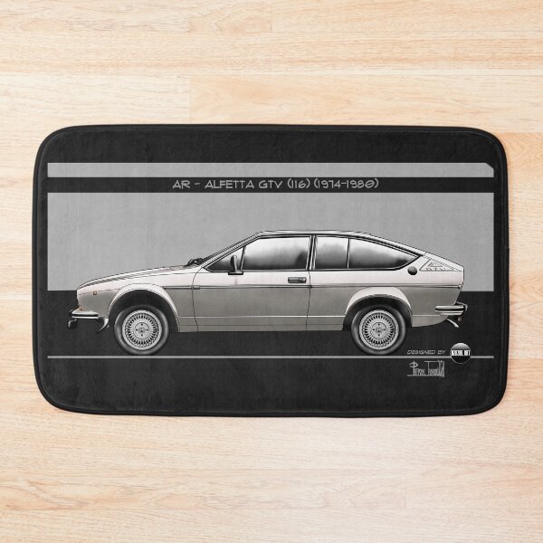 Item preview, Azaziel Original Series - Drawing of AR - Alfetta Gtv (116) in Argento Metallizzato designed and sold by Azaziel.