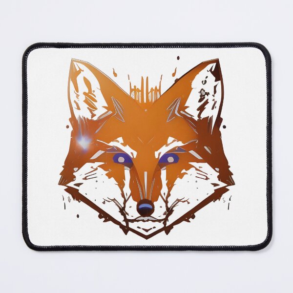 Artikelvorschau, blauäugiges Fuchsgesicht entworfen und verkauft von SoulGame.