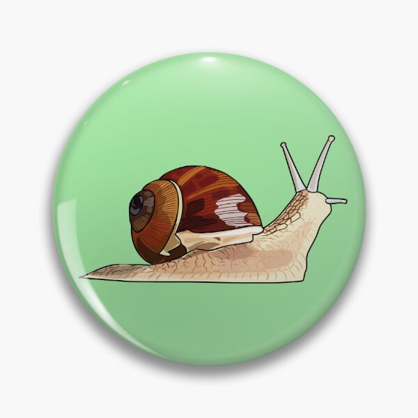 Item preview, Snail cartoon illustration designed and sold by Misscartoon.