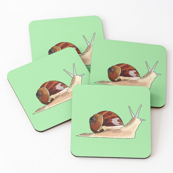 Item preview, Snail cartoon illustration designed and sold by Misscartoon.