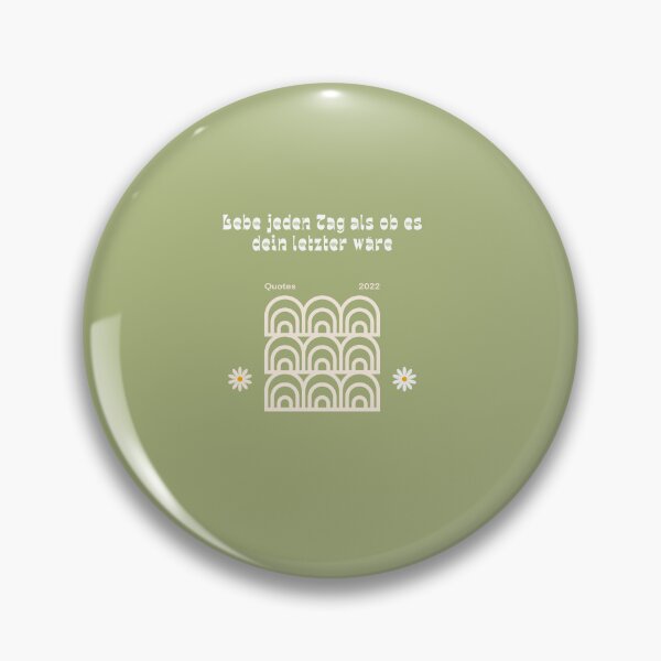Item preview, Lebe jeden Tag als ob es dein letzter wäre - Live Every Day as if it Were Your Last, Inspiring German Quote - Typography Design 2 designed and sold by RM-Journey.