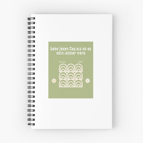 Item preview, Lebe jeden Tag als ob es dein letzter wäre - Live Every Day as if it Were Your Last, Inspiring German Quote - Typography Design 2 designed and sold by RM-Journey.