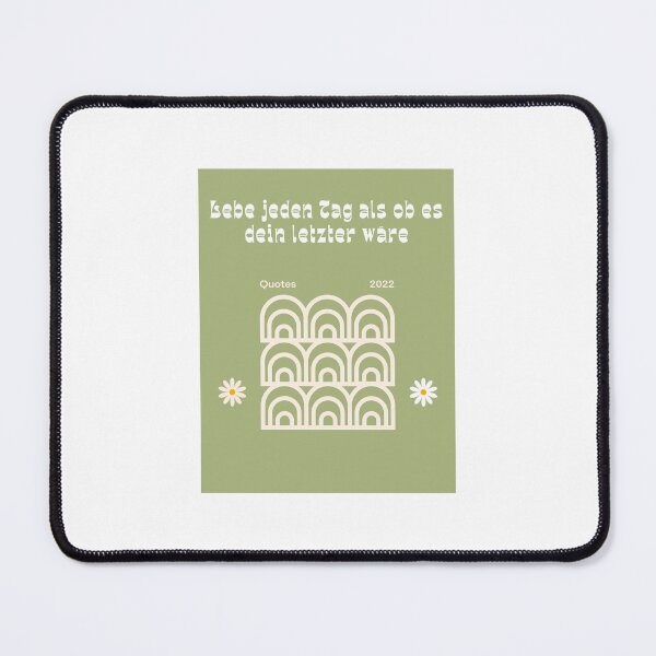 Item preview, Lebe jeden Tag als ob es dein letzter wäre - Live Every Day as if it Were Your Last, Inspiring German Quote - Typography Design 2 designed and sold by RM-Journey.