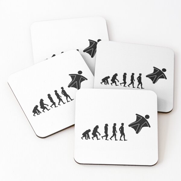 Item preview, Wingsuit flying Base Jumping Skydiving Wingsuiting Evolution designed and sold by TastefulTees.