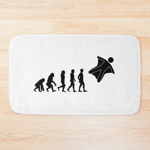 Item preview, Wingsuit flying Base Jumping Skydiving Wingsuiting Evolution designed and sold by TastefulTees.