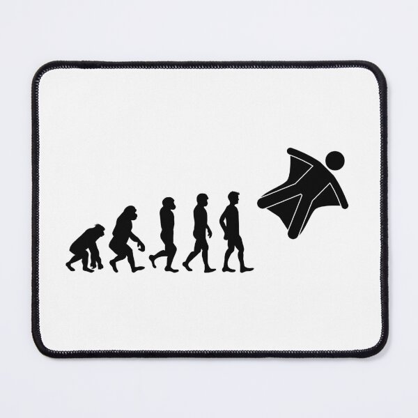 Item preview, Wingsuit flying Base Jumping Skydiving Wingsuiting Evolution designed and sold by TastefulTees.