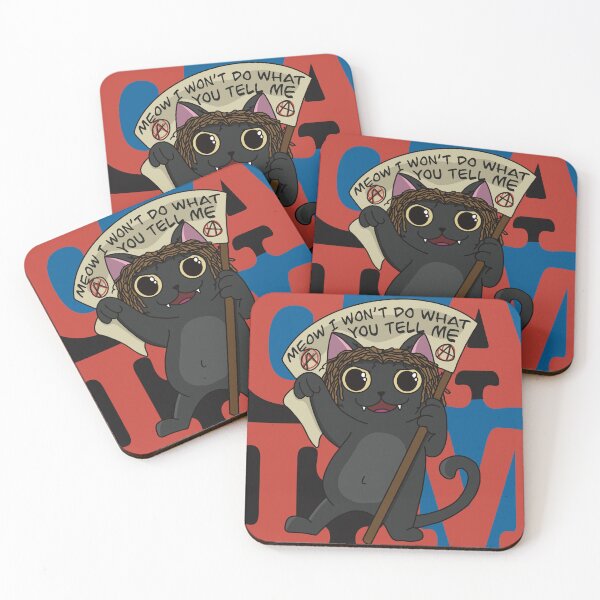 Item preview, Cats Against The Machine designed and sold by sevenbells.
