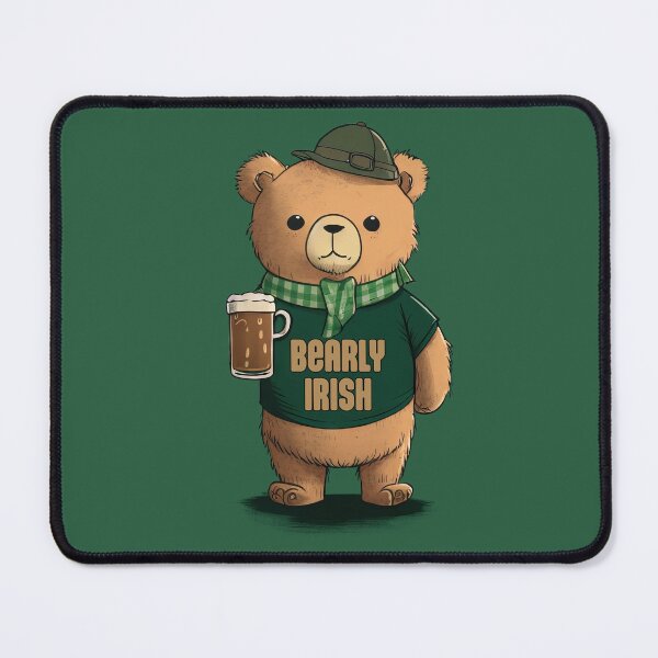Item preview, Bearly Irish designed and sold by Animally-Ai.