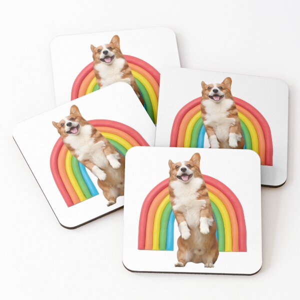 Item preview, Corgi with rainbow for lovers designed and sold by Tooshe.