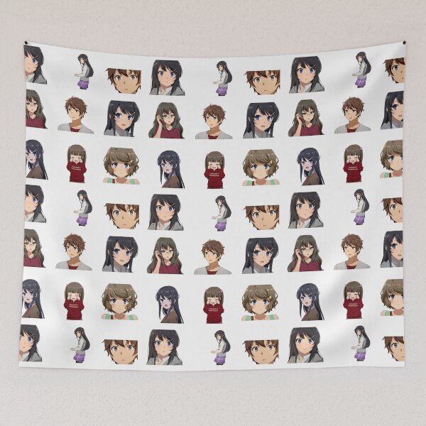 Item preview,  Mai Sakurajima - Bunny Girl Senpai pack Sticker designed and sold by youssef-ezz.