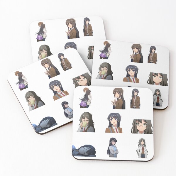 Item preview, Mai Sakurajima - Bunny Girl Senpai pack Sticker designed and sold by youssef-ezz.