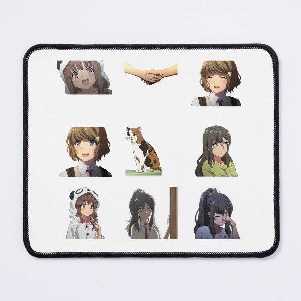 Item preview,  Mai Sakurajima - Bunny Girl Senpai pack Sticker designed and sold by youssef-ezz.