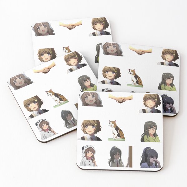 Item preview,  Mai Sakurajima - Bunny Girl Senpai pack Sticker designed and sold by youssef-ezz.