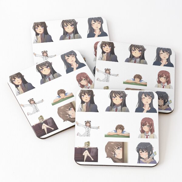 Item preview,   Mai Sakurajima - Bunny Girl Senpai pack Sticker designed and sold by youssef-ezz.