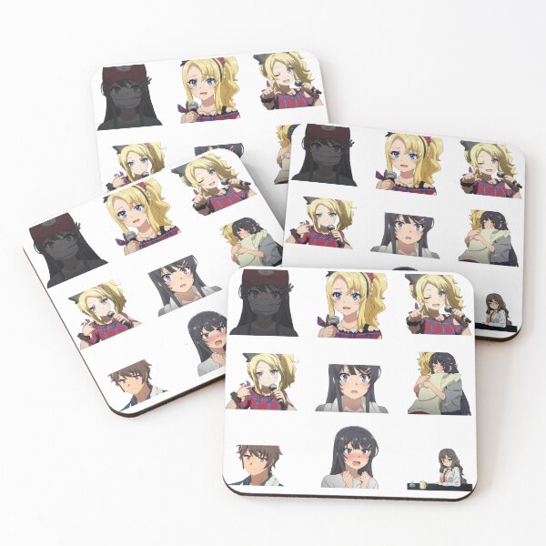 Item preview,   Mai Sakurajima - Bunny Girl Senpai pack Sticker designed and sold by youssef-ezz.