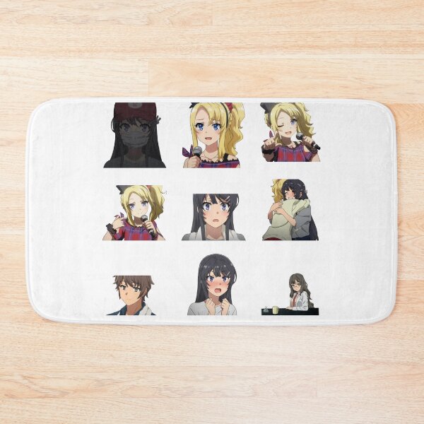Item preview,   Mai Sakurajima - Bunny Girl Senpai pack Sticker designed and sold by youssef-ezz.