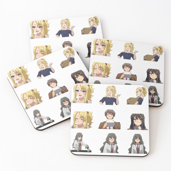 Item preview,  Mai Sakurajima - Bunny Girl Senpai pack Sticker designed and sold by youssef-ezz.