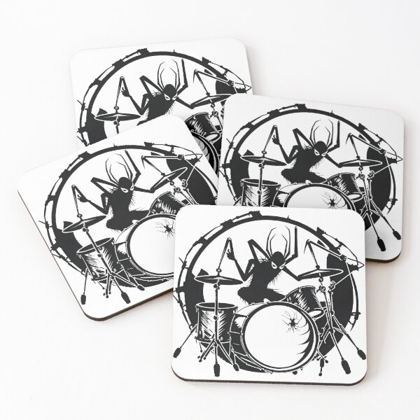 Item preview, Spider Plays The Drums designed and sold by TheWitsFoe.