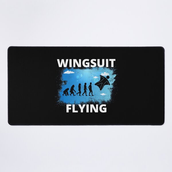 Item preview, Wingsuit flying Base Jumping Skydiving Wingsuiting Evolution designed and sold by TastefulTees.