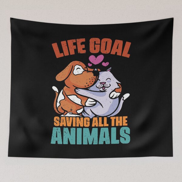 Item preview, Vintage Life Goal Save All The Animals For Vet Med Assistant designed and sold by Nessshirts.