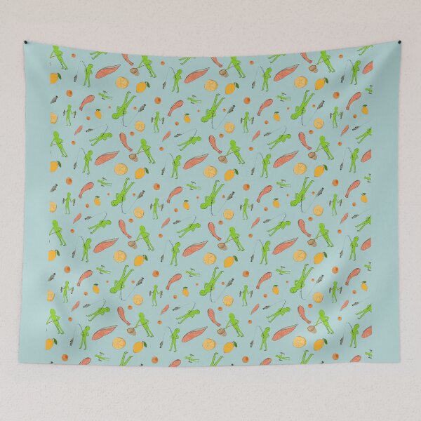 Item preview, Aliens: Catching Salmons (Patterned, Lemon) designed and sold by doteau.