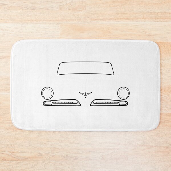 Item preview, Studebaker Commander 1954 classic car black outline graphic  designed and sold by soitwouldseem.
