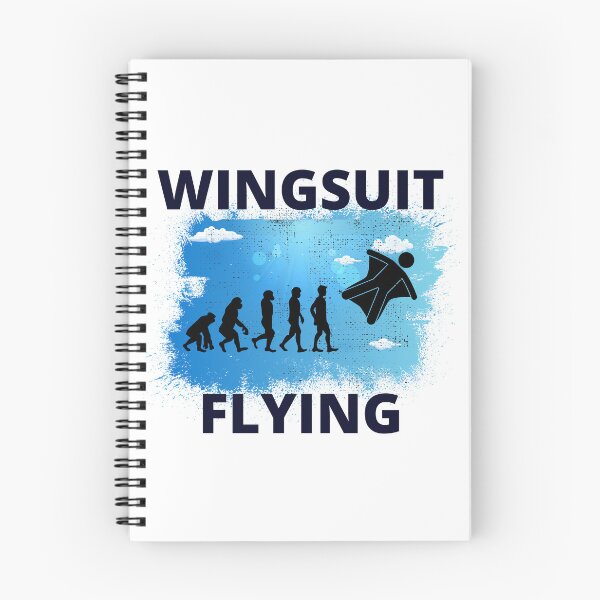 Item preview, Wingsuit flying Base Jumping Skydiving Wingsuiting Evolution designed and sold by TastefulTees.