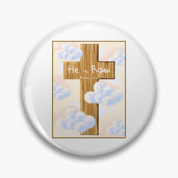 Item preview, He is Risen - Christian Easter Art illustration designed and sold by Kalin-Lyfe.