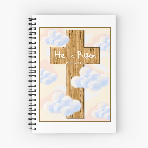 Item preview, He is Risen - Christian Easter Art illustration designed and sold by Kalin-Lyfe.